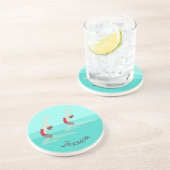 Dessous De Verre En Grès Artistic Swimming (Côté)