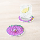 Dessous De Verre En Grès Aster avec araignée de crabe (Côté)