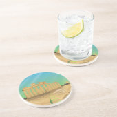 Dessous De Verre En Grès Atlantas (Côté)