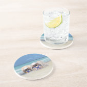 Dessous De Verre En Grès Au bord de la mer (Côté)