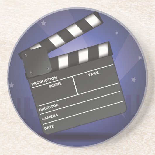 Dessous De Verre En Grès Au cinéma (Devant)