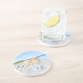 Dessous De Verre En Grès Au phare (Côté)