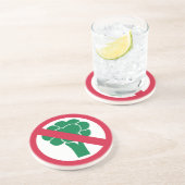 Dessous De Verre En Grès Aucun brocoli (Côté)
