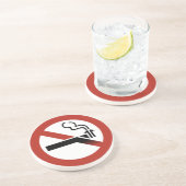 Dessous De Verre En Grès Aucun Dessous de verre de grès Logo Subduit (Côté)