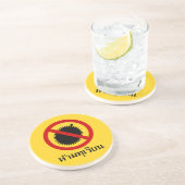 Dessous De Verre En Grès AUCUN Fruit durian ⚠ SIGNE THAÏE ⚠ (Côté)