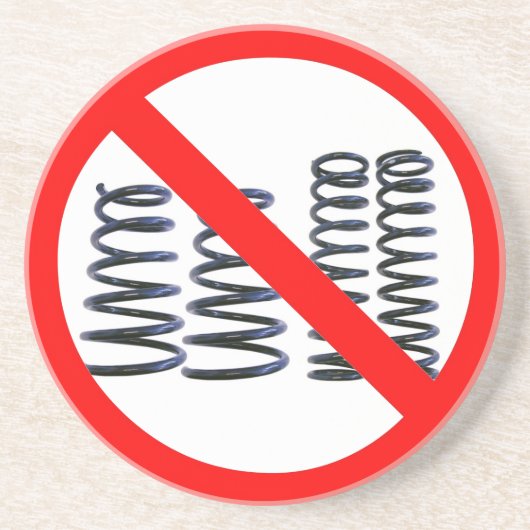 Dessous De Verre En Grès Aucuns ressorts ! (Devant)