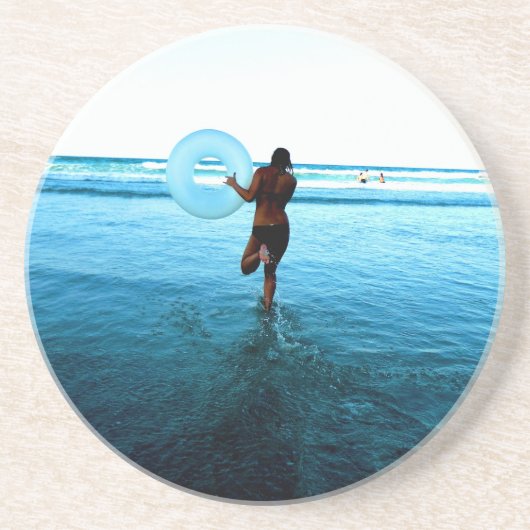 Dessous De Verre En Grès Audace pour prendre le plongeon (Devant)