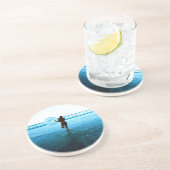 Dessous De Verre En Grès Audace pour prendre le plongeon (Côté)