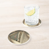 Dessous De Verre En Grès Aumônier de l'Armée (Côté)