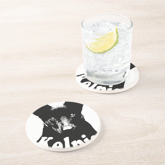 Dessous De Verre En Grès Australie Kelpie (Côté)