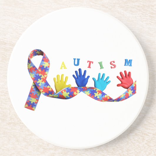 Dessous De Verre En Grès Autism (Devant)
