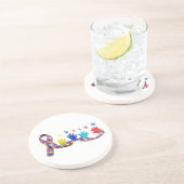 Dessous De Verre En Grès Autism (Côté)