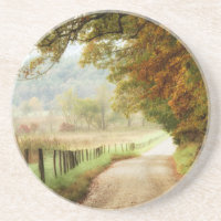Automne sur une route de campagne