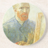 Dessous De Verre En Grès Autoportrait devant Easel, Vincent van Gogh (Devant)