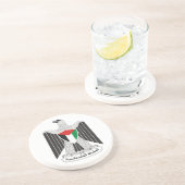 Dessous De Verre En Grès autorité de la palestine (Côté)