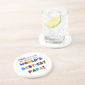 Dessous De Verre En Grès Autres Meilleurs Tshirts et cadeaux Papa (Côté)