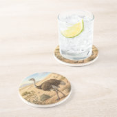 Dessous De Verre En Grès autruche (Côté)