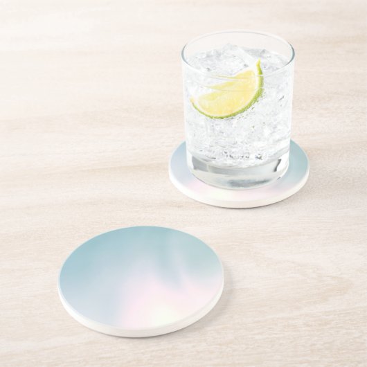 Dessous de verre en grès aux tons doux (Côté)