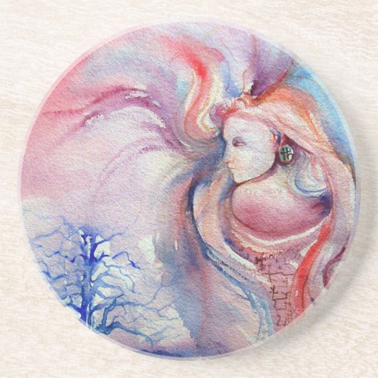 Dessous De Verre En Grès AVALON Magie et mystère (Devant)