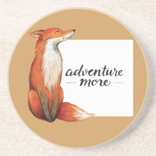 Dessous De Verre En Grès aventure plus renard