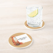 Dessous De Verre En Grès aventure plus renard (Côté)