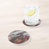 Dessous De Verre En Grès Avion - le cintre de réparation (Côté)
