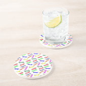 Dessous De Verre En Grès Avions (Côté)
