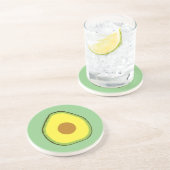 Dessous De Verre En Grès Avocado (Côté)