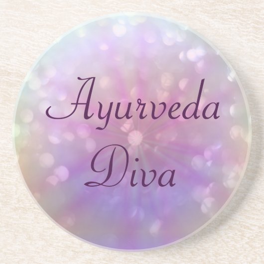 Dessous De Verre En Grès Ayurveda Diva (Devant)