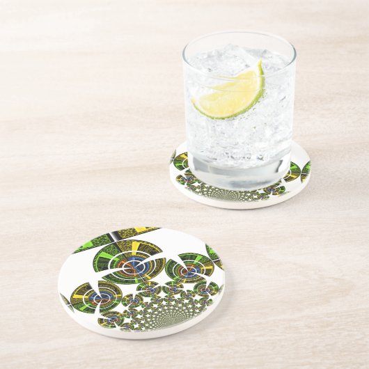 Dessous De Verre En Grès Aztec (Côté)