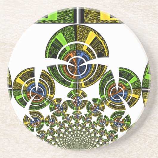 Dessous De Verre En Grès Aztèque (Devant)