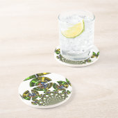 Dessous De Verre En Grès Aztèque (Côté)