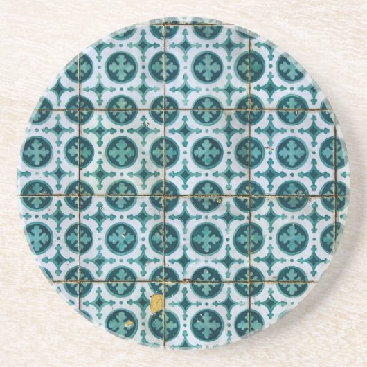 Dessous De Verre En Grès Azulejos, Portuguese Tiles (Devant)