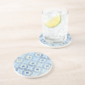 Dessous De Verre En Grès Azulejos, Portuguese Tiles (Côté)