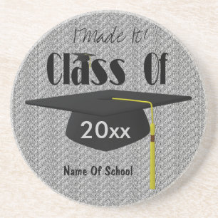 Dessous De Verre En Grès Bac de diplôme Tassel J'Ai Fait C'Est Drôle Dessou