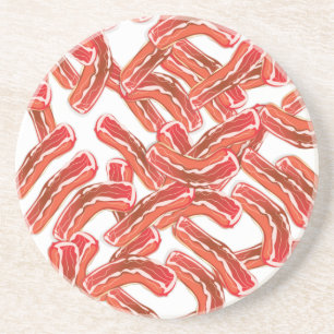 Dessous De Verre En Grès Bacon croustillant