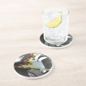 Dessous De Verre En Grès Baguette chaude de flamme (Côté)
