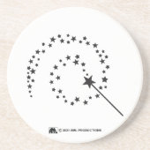 Dessous De Verre En Grès Baguette Poussière Pixie SPARKLE (Devant)