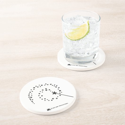 Dessous De Verre En Grès Baguette Poussière Pixie SPARKLE (Côté)