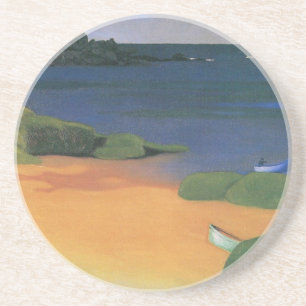 Dessous De Verre En Grès Baie de Tregastel par Félix Vallotton, Beaux-arts