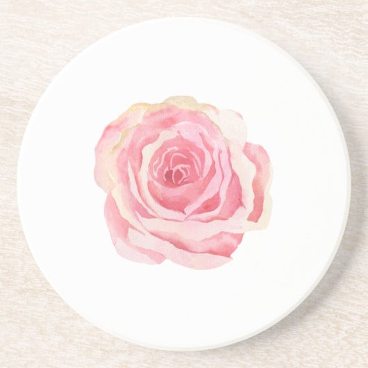 Dessous De Verre En Grès Baiser d'une rose (Devant)