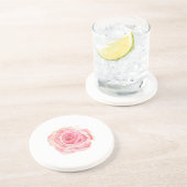 Dessous De Verre En Grès Baiser d'une rose (Côté)
