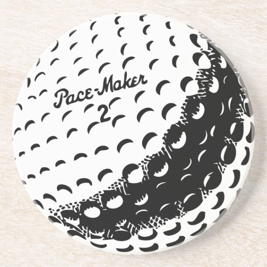 Dessous De Verre En Grès Bal de golf (Devant)
