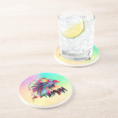 Dessous De Verre En Grès Bald Eagle géométrique Prismatic Design-80590 (Côté)