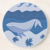 Dessous De Verre En Grès Baleine (Devant)