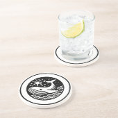 Dessous De Verre En Grès Baleine (Côté)