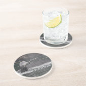 Dessous De Verre En Grès baleines (Côté)