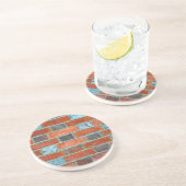 Dessous De Verre En Grès Balisage (Côté)