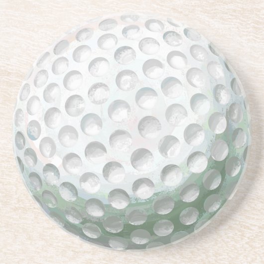 Dessous De Verre En Grès Ball de golf (Devant)