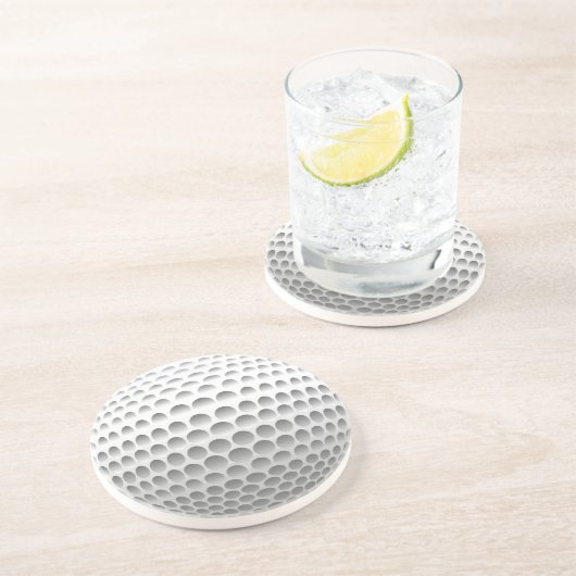 Dessous De Verre En Grès Balle de golf! (Côté)
